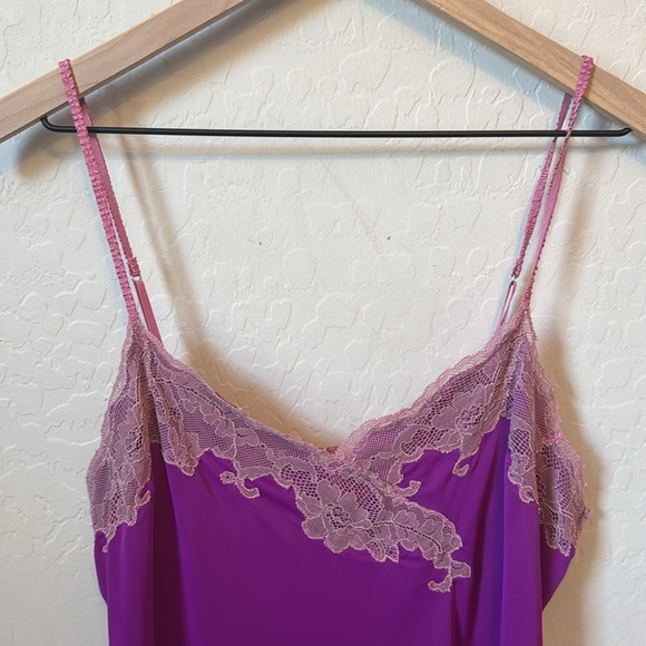 Natori Lace Trim Night Gown Size M - Picture 3 of 6